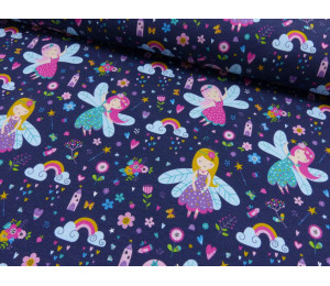 Jersey - Dreaming Fairy dunkelblau